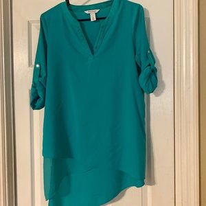 White House Black Market sea green top